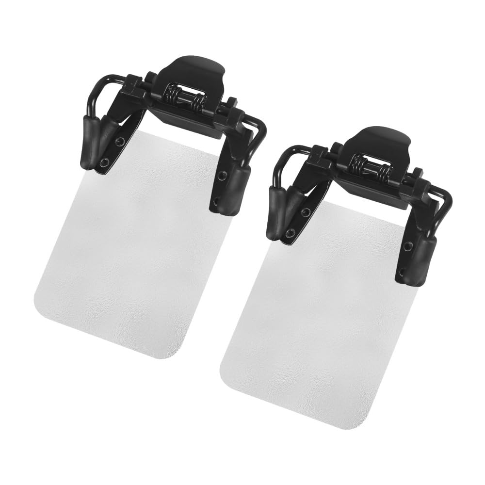 DONGKER 180° Adjustable Angle Blinders Occluder Clip, 2 PCS Shooting Glasses Patch for Sports Training