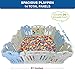 Baby Playpen Kids Activity Center - 14 Panel | Safety Play Yard Area - Indoor, Outdoor Portable Fence | Adjustable, Non-Toxic, Multi-Color Home Play Zone | Lock System Gate Door | Kid, Child, Infant