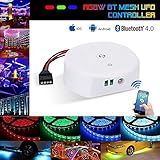 LED Strip Lights, Topled Light,with Bluetooth Controller, Waterproof Flexible RGB Strip Light Rope Light Kit Controller, for iOS/Android App Controlled and Festival Decoration (Bluetooth Controller)