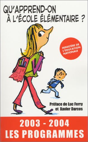 Qu'apprend-on à l'école élémentaire ?