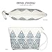 Keepast Cosmetic Makeup Bag Casual Chinese Embroidery Patterns Mini Women Handbag Portable Storage Carry Tote Mori Girl Style Lady Handbags