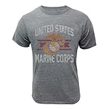 Armed Forces Gear Men's Marine Corps Vintage Basic T-Shirt