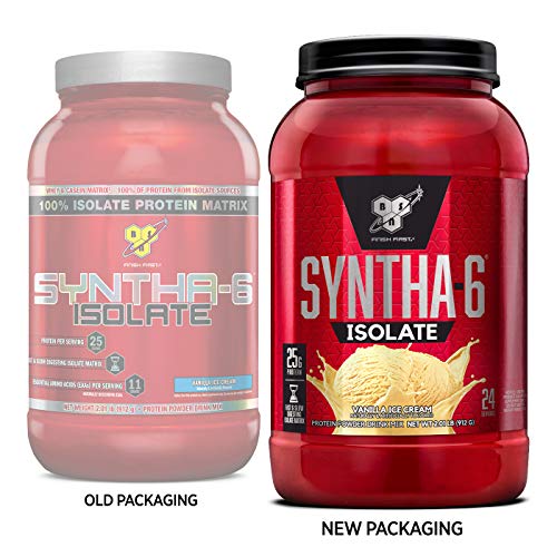 image for BSN SYNTHA-6 Isolate Protein Powder, Whey Protein Isolate, Milk Protei