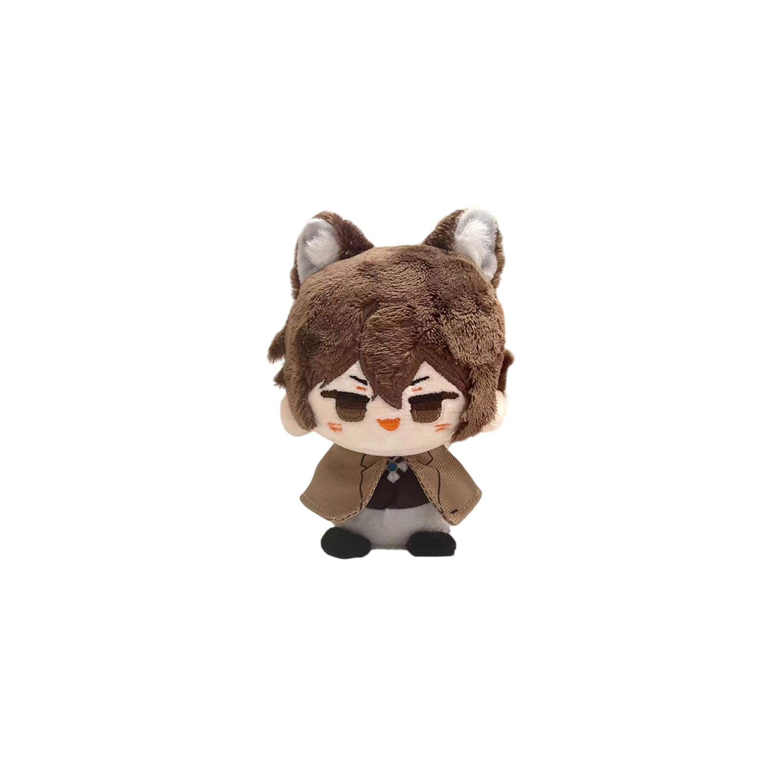 CALEMBOU Anime Plush Keychain, 4" Cute Chibi Dazai