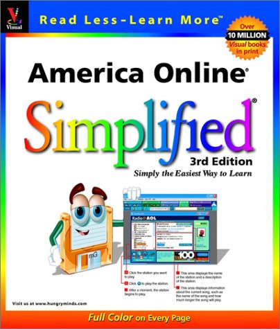 America Online Simplified (Visual Read Less, Learn More) by Ruth Maran