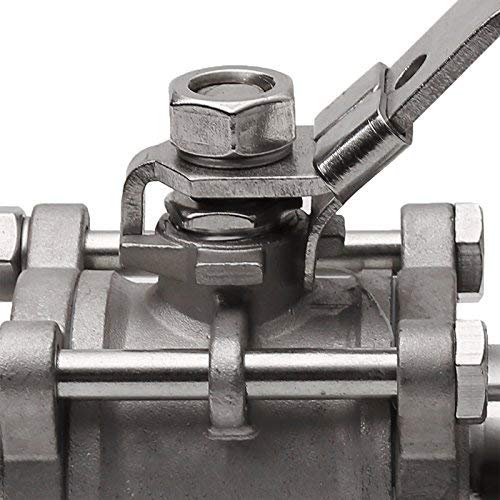 YTFLOT KF25 Vacuum Ball Valve 304 Stainless Steel Clamp with Lock Vacuum Dairy Products Cosmetics Food and Chemical Fields - Thumbnail 5