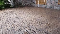 Weatherwood Plank Concrete Stamp Set by Walttools