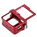 PULUZ Housing Shell Case CNC Aluminum Alloy Protective Cage with Insurance Frame & 52mm UV Lens for Hero(2018)/ 7 Black HERO6/ 5 New Hero (Red)