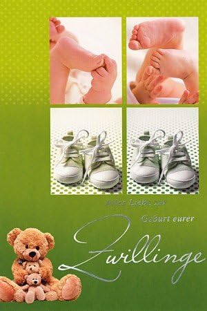 D Auguri Per Nascita Gemelli Amazon It Cancelleria E Prodotti Per Ufficio