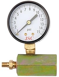 Jones Stephens G64   015 0   Medidor de prueba de gas de 15 libras