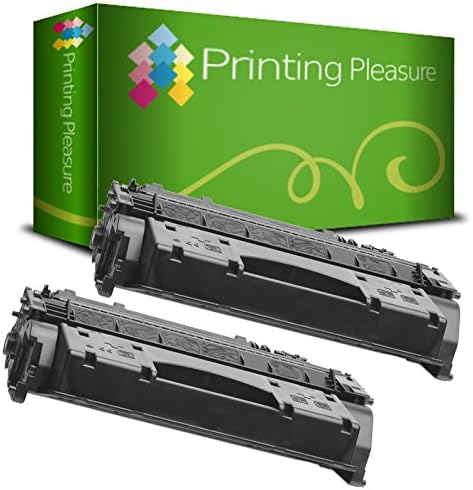 Printing Pleasure 2 Compatible CF280X 80X Toner Cartridges for HP LaserJet Pro 400 M401A M401D M401DN M401DNE M401DW M401N MFP M425DN MFP M425DW
