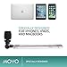 Movo Bundle Featuring The SmartMic Microphone with Lightning Dongle Clip for iPhone 7, iPhone 7 Plus, iPhone 8, iPhone X, XS, XS Max, 11, 11 Pro, and Other iOS Devices (Black)