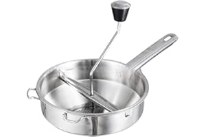 ALGONETO Stainless Steel Food Mill Cookware,Grips Food Mill,Mill Mud Vegetable Mill Blender Food Grinder