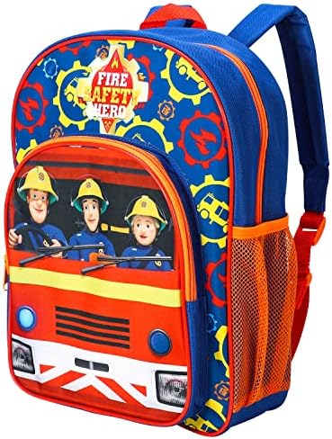 William Lamb Fireman Sam Kids Childrens Premium Backpack School