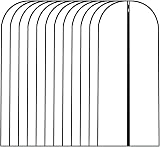 HomeClean Hanging Garment Bags 12 Pack Breathable PEVA Cover Waterproof
