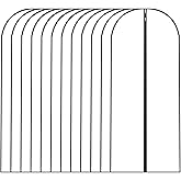 Dress Bags for Hanging Clothes12 PCS Transparent Waterproof Dustproof Bags for Wardrobe Storage Coat Covers for Closet Full Zipper Garment Bags for Long Dress Costumes Gowns Coats 24''x60''