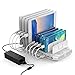 Unitek 10-Port USB Charging Station with QC Qualcomm Quick Charge for Multiple Devices, Smartphones, Tablets, Universal Charging Docking Stand Supports 5 iPads Charging Simultaneously – [UL Certified]