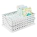 InterDesign 14 by 9 by 5-Inch Basic Basket, Medium, White