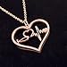 FidgetFidget Grey's Anatomy Inspired Heartbeat Necklace Rose Gold/Gold/Silver Rose Gold