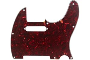 GENERIC ROZILO 8 Hole Tele Pickguard Pick Guard Scratch Plate for Telecaster USA/Mexican Fender (Vintage Tortoise)