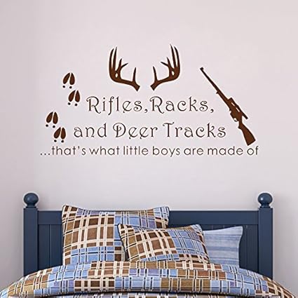 Amazon Com Teisyouhu Wall Art Decal Rifles Racks Deer