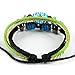 MORE FUN Fashion Oval Beads Adjustable Hemp Woven Braided Wrap Bracelet with Leaf Metal Pendant