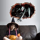 3D Wall Sticker,Elevin(TM)2017 Happy Halloween Household Room Wall Floor Sticker Mural Decor Decal Removable (A-1)