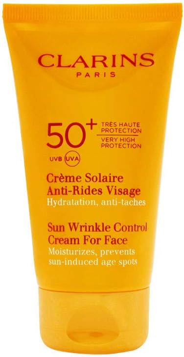 clarins anti wrinkle sun cream