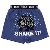 Lazy One Men's Shake It Bear Boxers