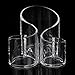 Twing Acrylic Clear Makeup Holder - Wave Shape