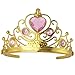 XiangGuanQianYing Princess Dress Up Princess Wands Tiaras and Crowns for Little Girls Snowflake Wand Set Pink
