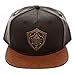 Bioworld Novelty The Legend of Zelda - Metal Shield Snapback Hat , Brown/ Black , One Size