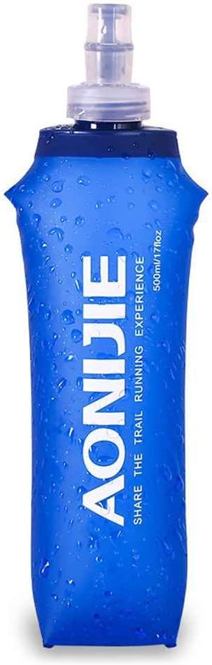 ElenxsFolding Sport Water Bag Soft Plastic Drink Bottle 250ml/500ml/170ml