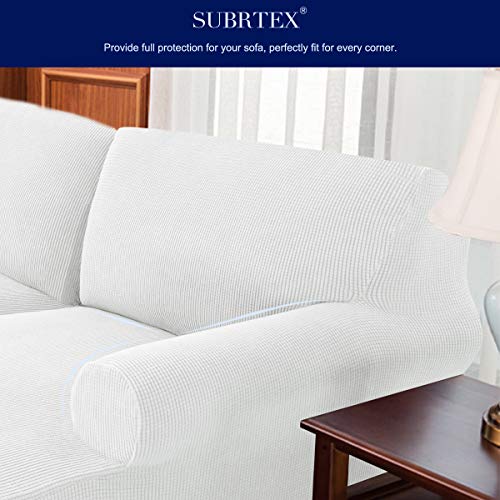 Subrtex Sectional Couch Covers L Shape Couch Cover Stretchy Chaise