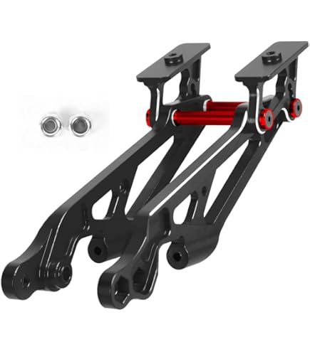 Supporto Posteriore In Alluminio Per Diffusore ARRMA 1/7 Infraction, Felony, Limitless 6S BLX - Sostituisce ARA320519 (2 Pezzi)