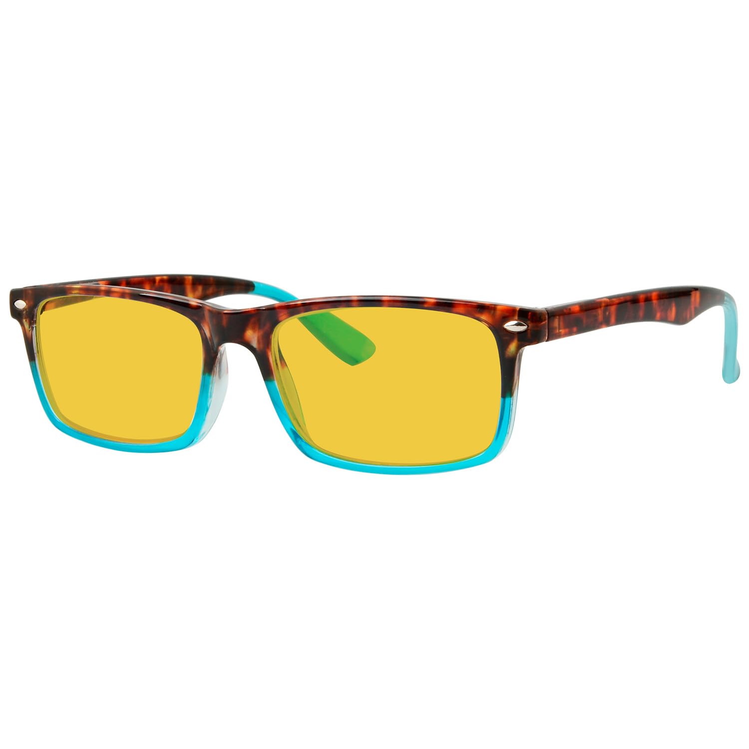 Eyekepper Blue Light Blocking Reading Glasses Men Women with Amber Tinted Filter Lens - Anti Digital Screen Glare UV Ray Computer Glasses - Tortoise/Blue +0.75 — image 1
