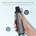 SwanMyst Curling Iron Brush, Dual Voltage Travel-friendly 1 Inch Tourmaline Ceramic Ionic Hair Curler Hot Brush, Anti-scald Instant Heat Up Curling Wand with Teeth Styling Brush