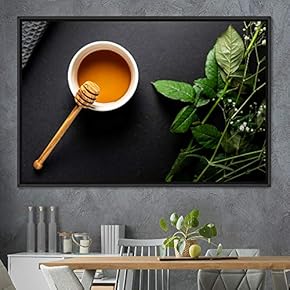 signwin Framed Canvas Wall Art Cup of Tea...