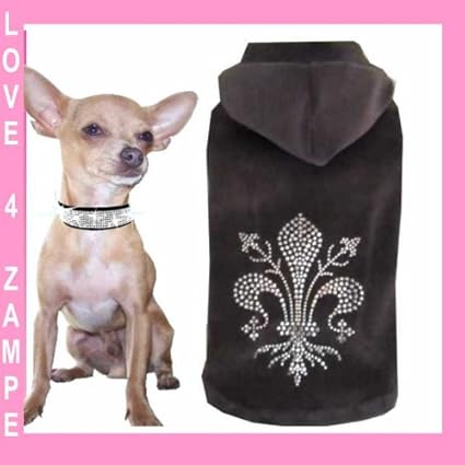 S Couronne Chihuahua Manteau Pour Chien Pull Over Pour Petit