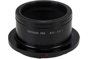 Fotodiox Pro Lens Mount Adapter Compatible with M42 Type 2 and Select Type 1 Lenses to Nikon Z-Mount Cameras