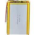 YTKavq 3.7V 6500mAh 106090 Lithium Polymer Ion Rechargeable Lipo Battery with PH 2.0mm Connector