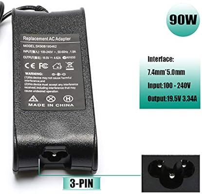 90w Ac Adapter Charger Replacement For Dell Latitude E7440 E7450 E6400 E6410 E64 E6430 E6430s E6440 E6510 E65 E6530 D610 D6 D630 D0 D0 5590 7404 5424 Rugged Power Cord Laptop Amazon Sg Electronics