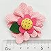 Chenkou Craft Large 6CM Padded Felt Ribbon Flowers Bow Appliques Decoration 15pcs