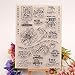 Welcome to Joyful Home 1pc Big Flower Rubber Clear Stamp for Card Making Decoration and Scrapbooking