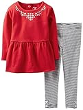 Carter's Baby Girls' 2 Piece Ruffled Top Set (Baby) - Purple