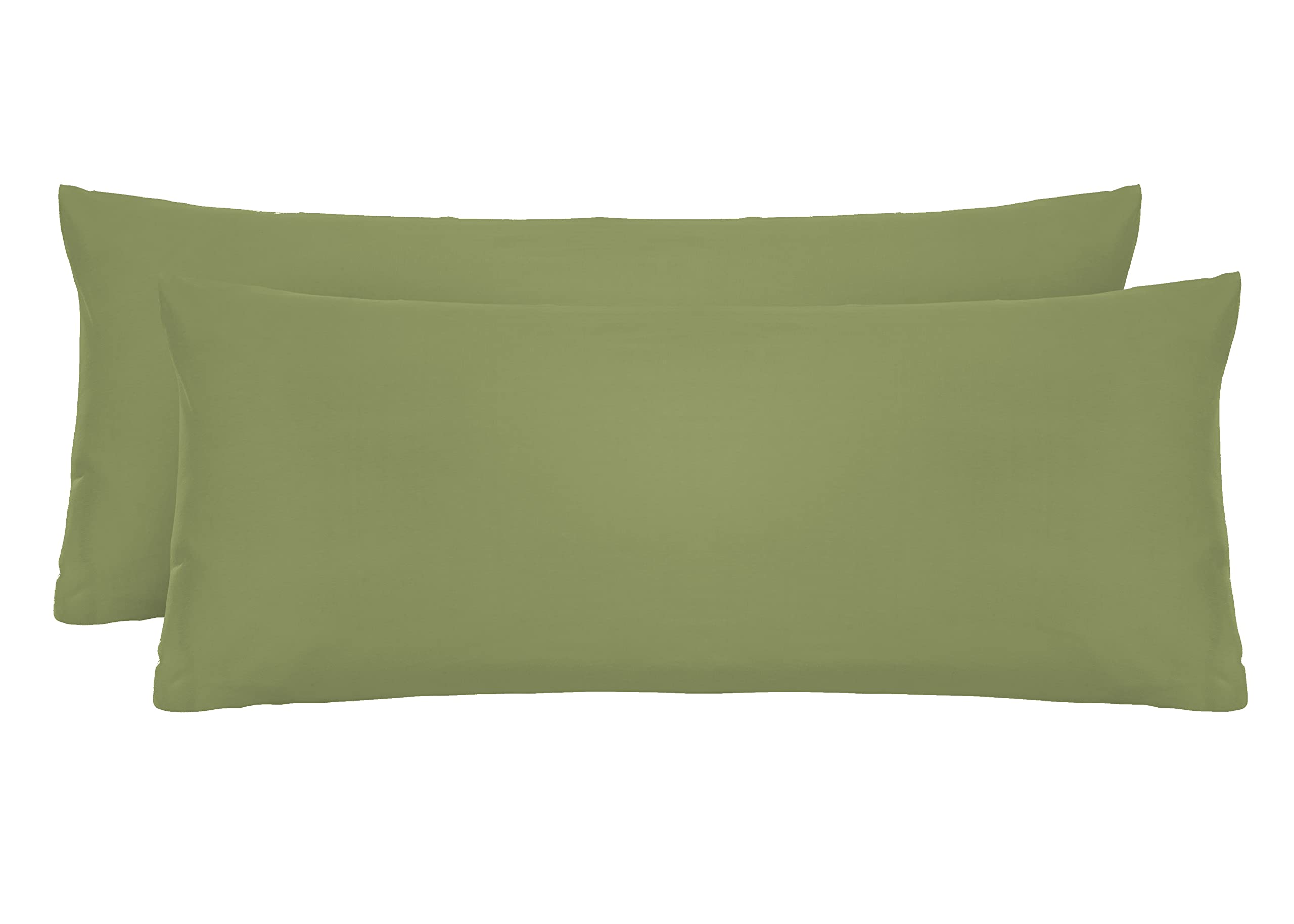 biberna 0077144 jersey pillowcases, Cotton, Spruce, 40/80