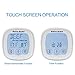 Touchscreen Digital Meat Thermometer with Timer Alert Function for Barbecue and Kitchen Cooking Grill Steak