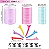 FREDYs-31-Pieces-Hair-Rollers-Set--18-Self-Grip-Hair-Curlers-12-Duckbill-Sectioning-Clips-and-1-Centipede-Shape-Hair-Clip-for-Barber-Salon-Hair-Dressing-Rollers-44mm-30mm-and-25mm FREDY’s 31 Pieces Hair Rollers Set – 18 Self Grip Velcro Hair Curlers,12 Duckbill Sectioning Clips and 1 Centipede Shape…
