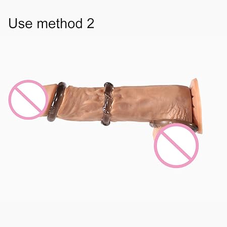 DOGZI Penisring Penis Vorhaut Zurückhalte Ringe Eichelring Elastischer Cockringe - Paar Liebhaber Sexy Spiel Spiele Ring Männ