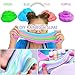 ESSENSON Fluffy Slime - Jumbo Floam Cloud Colorful Rainbow Slime Stress Relief Toy for Kids and Adults Soft Stretchy and Non-Sticky 7 OZ